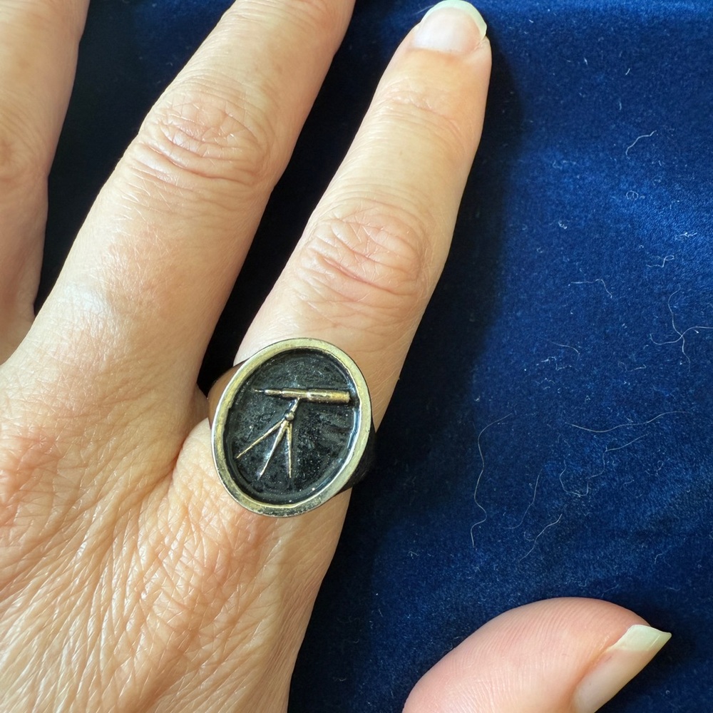 Little Rooms Telescope Signet Ring